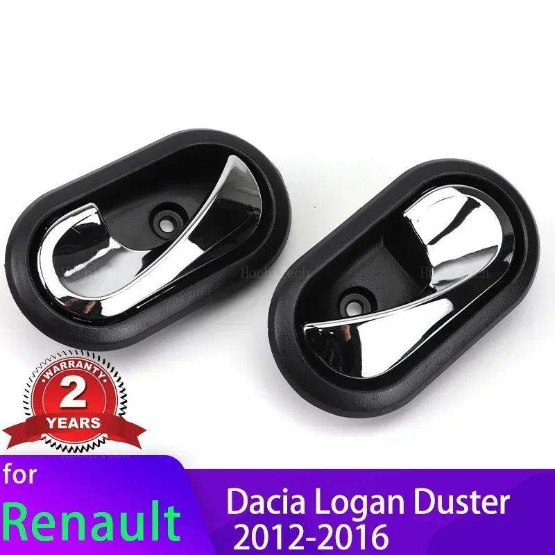 Manija puerta interior Renault Sandero Logan Duster 2012-2016 cromada