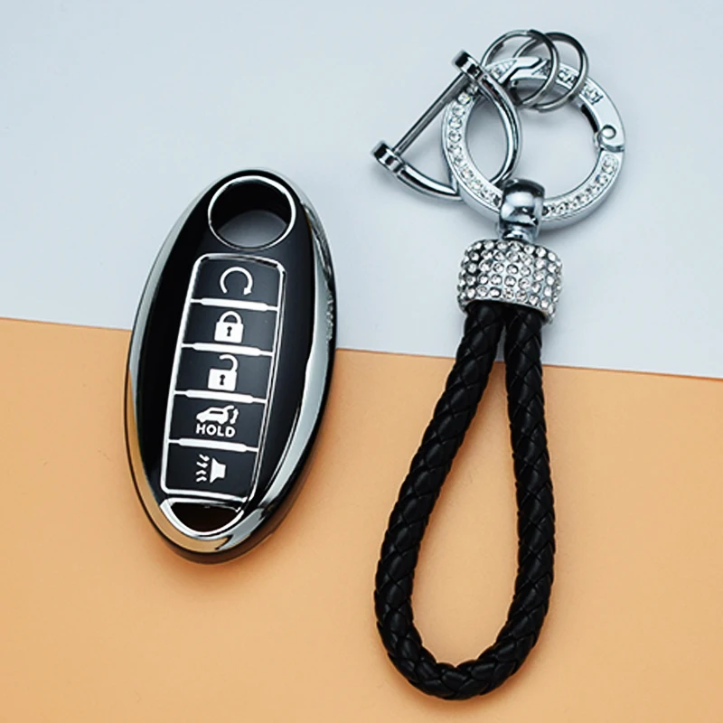 Funda TPU suave para mando Nissan X-Trail T32 de 5 botones - imagen 5