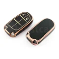 2 button black cover