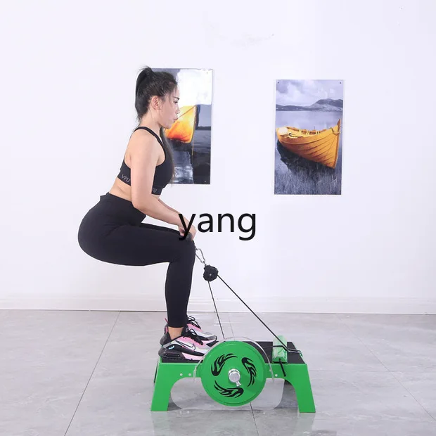 Entrenador de ciclismo indoor Resistance Pro con volante y sentadilla - imagen 3