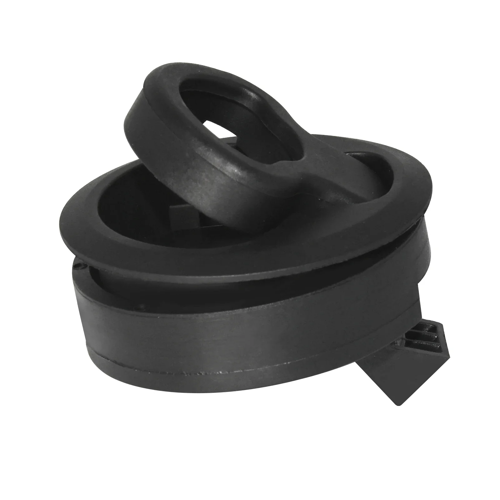 10 Uds. De pestillo de montaje redondo negro, escotillas de elevación, casillero de bloqueo, accesorios de yate para RV, yate marino - imagen 4