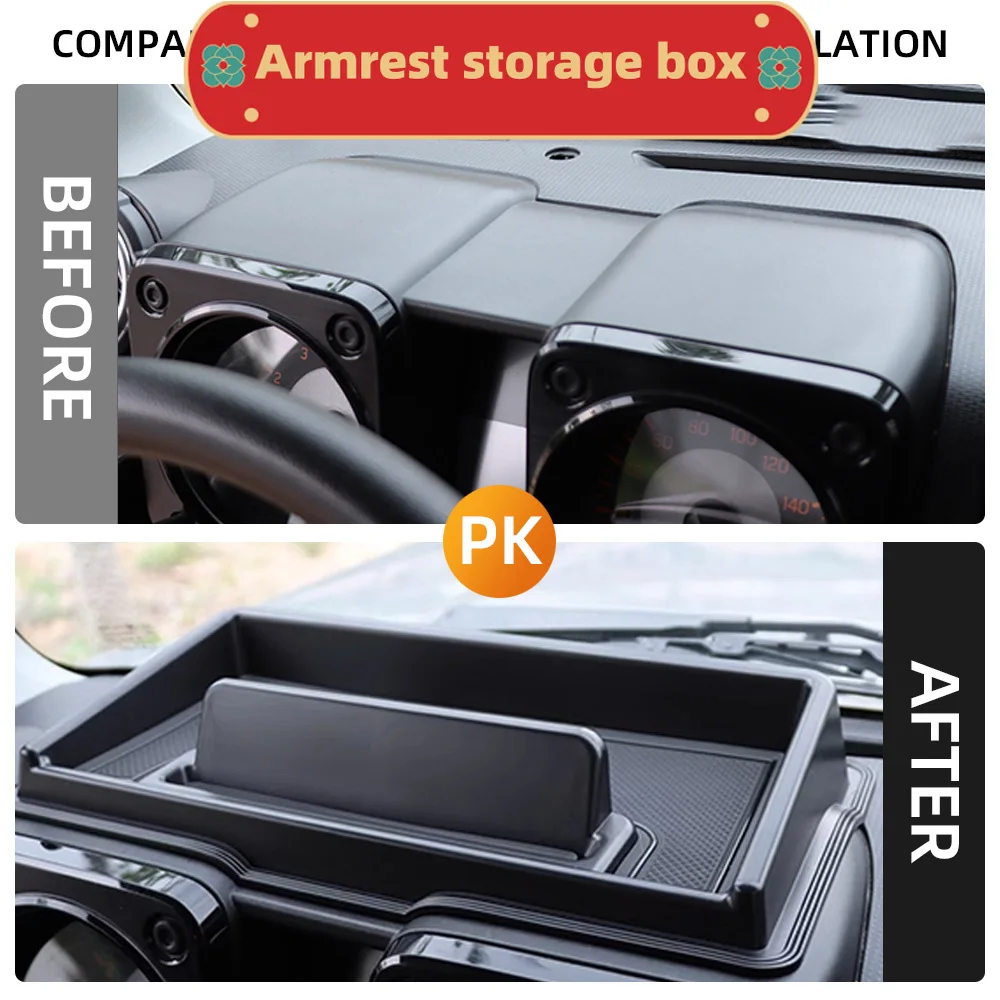 Organizador salpicadero ABS Suzuki Jimny 2019+ – Espacio consola teléfono - imagen 3