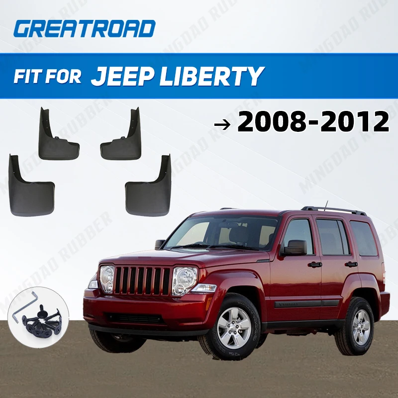 Protector guardabarros salpicaduras para Jeep Liberty 2008-2012