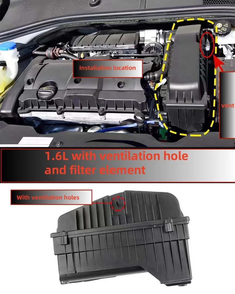 9810175680 Resonador de aire para Peugeot 1007-208 Partner Citroën C3-301 - imagen 4