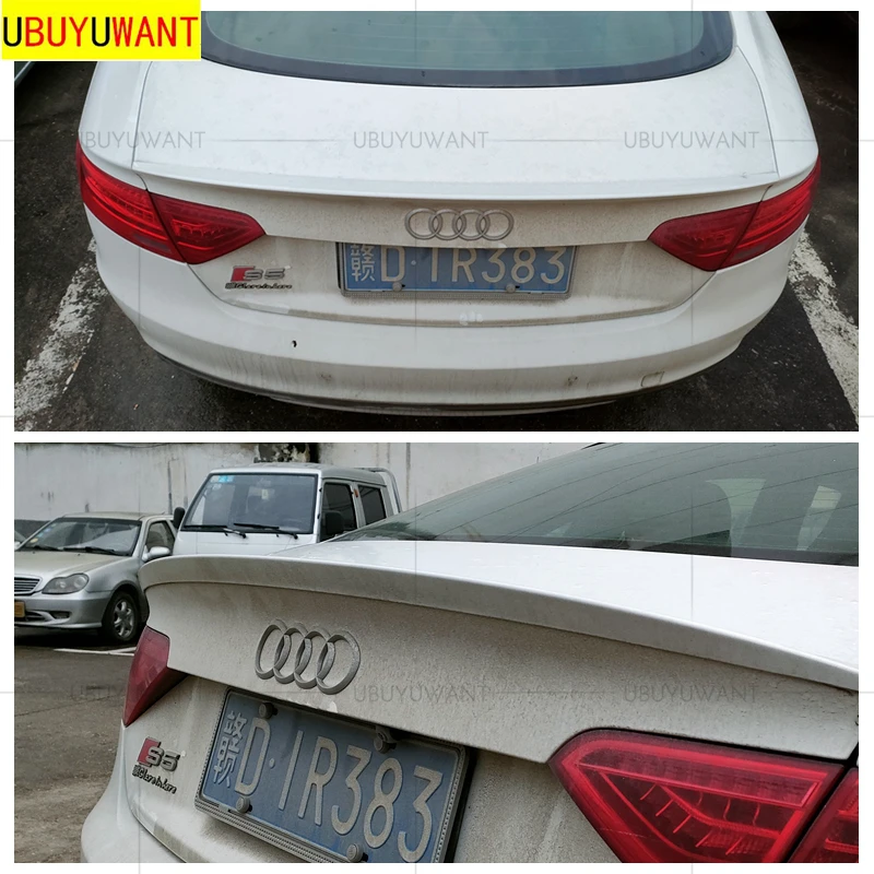Detalle del diseño del alerón trasero para Audi A5