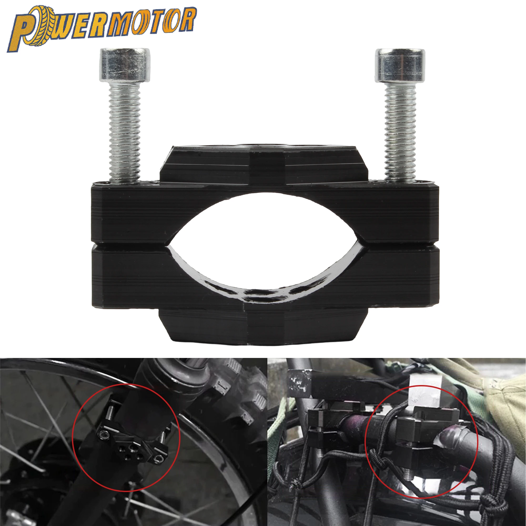 Soporte faro motocicleta abrazadera universal 32-54mm para Motocross