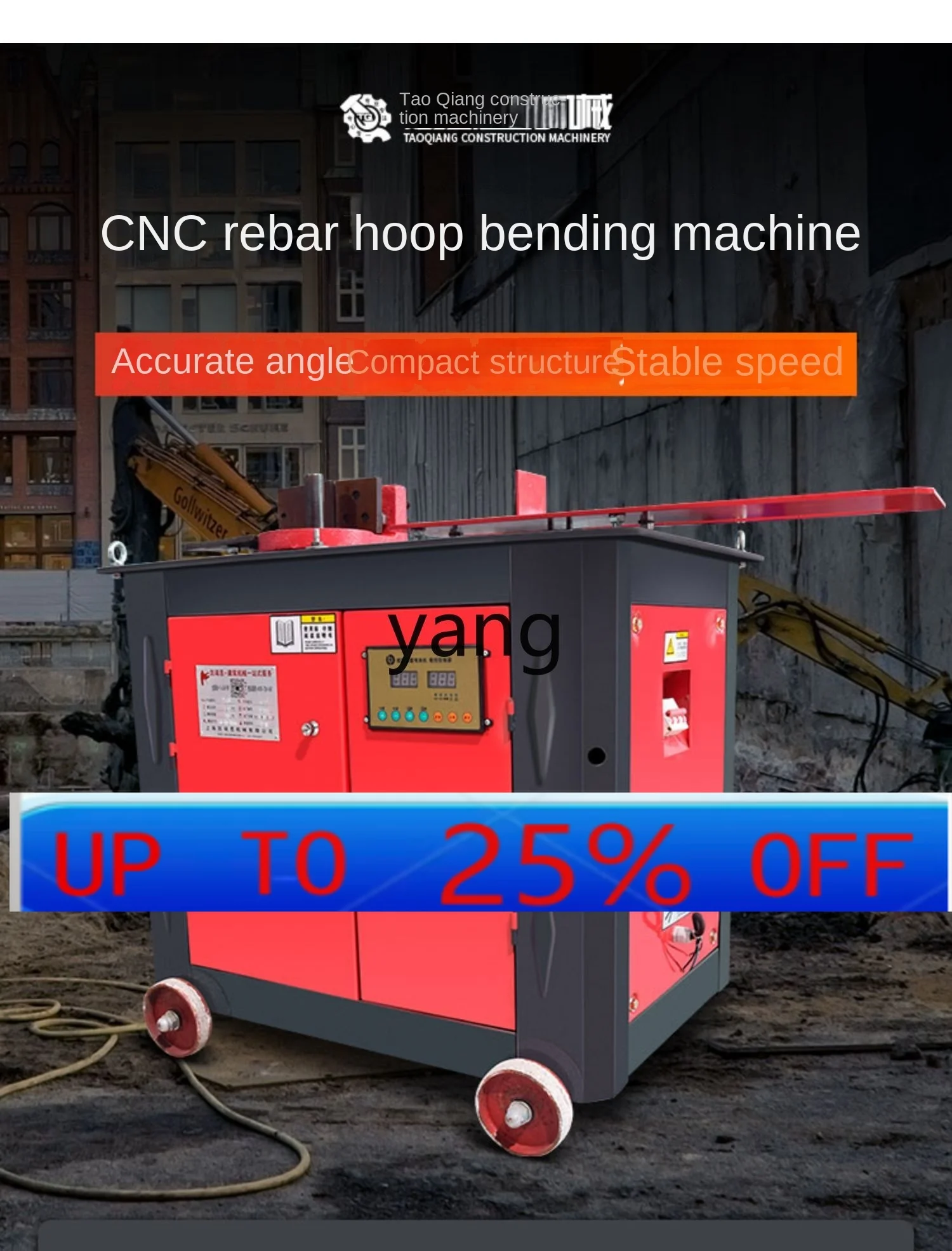 Dobladora CNC de barras de acero hasta 25 mm – profesional taller