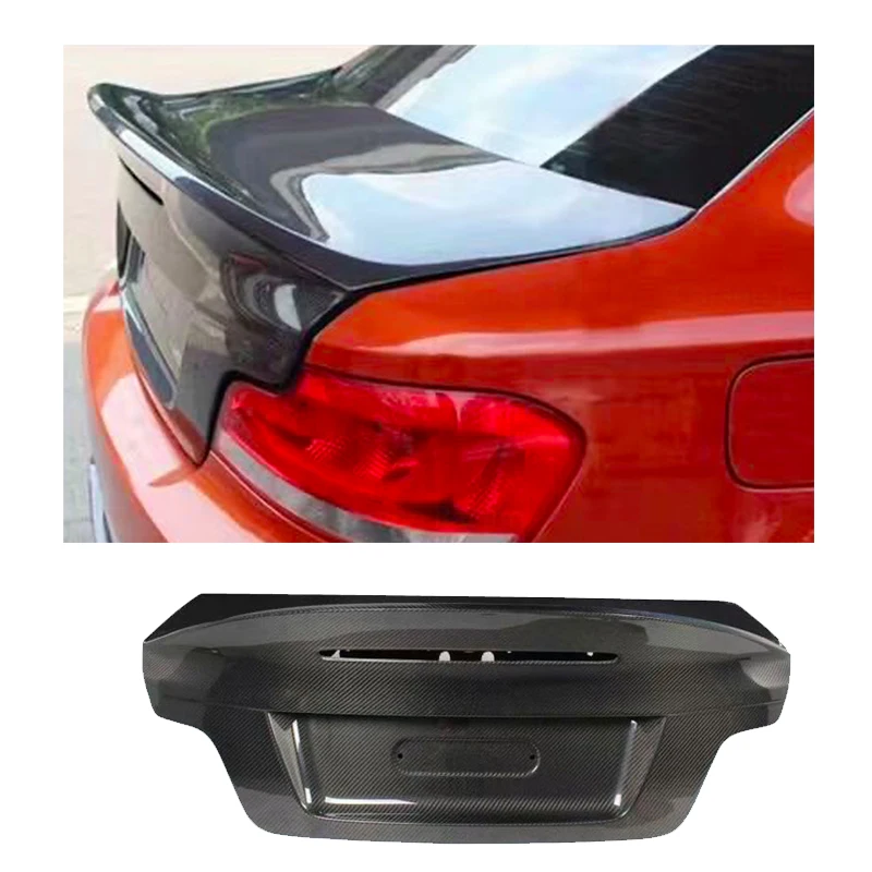 E82 para BMW E82 CSL maletero 2008-2013 alerón trasero de fibra de carbono húmedo accesorios exteriores - imagen 4