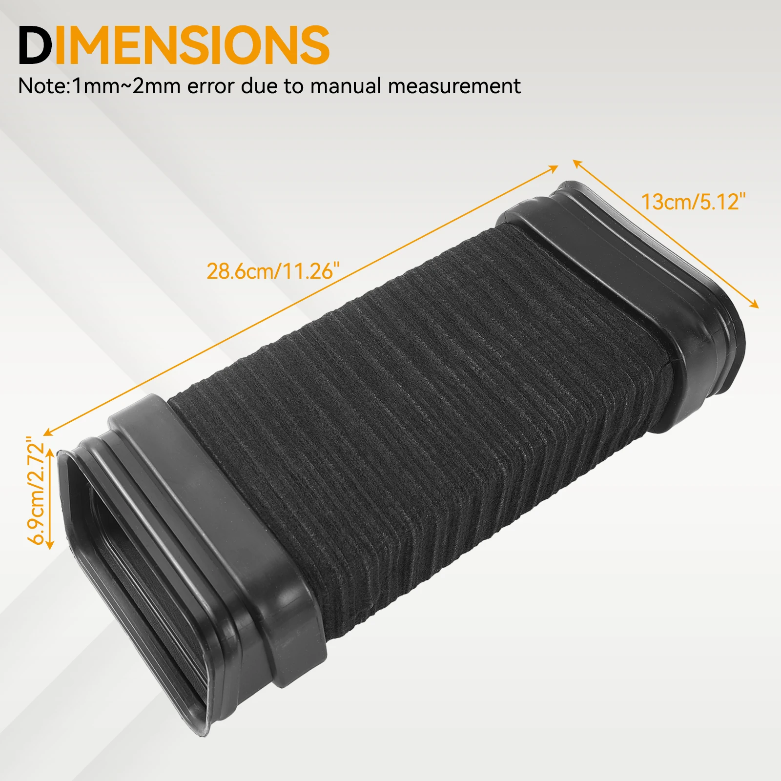13717795284 Tubo de admisión de aire BMW E90/E91 318d/320d M47N2 - imagen 2