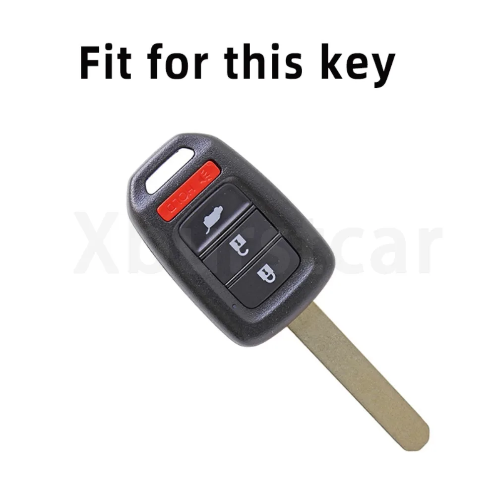 Funda de TPU para llave Honda en color negro