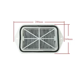 Filtro habitáculo con doble toma para VW Passat, Tiguan, Touran y Audi