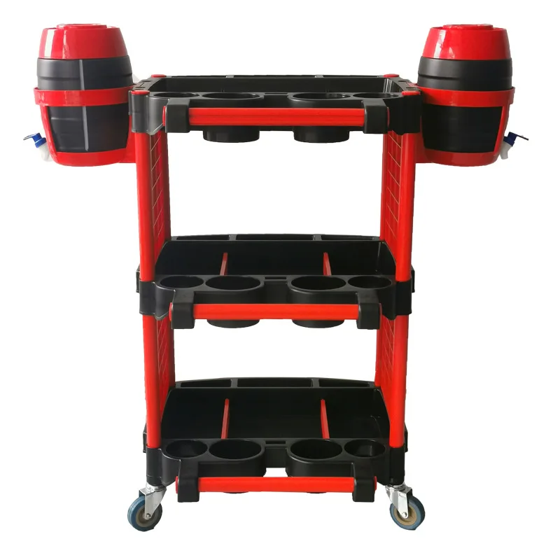 Carro organizador para detailing de coche, móvil y de 3 bandejas