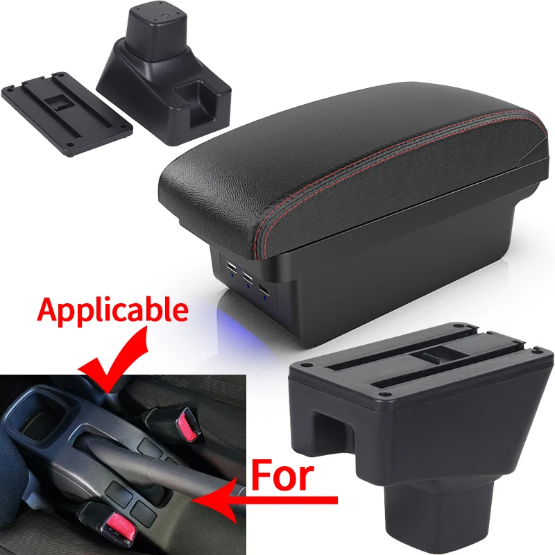 Reposabrazos con almacenamiento y USB para Suzuki SX4 – interior coche - imagen 2