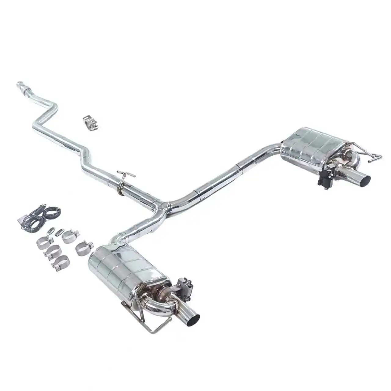 Escape catback válvula acero inoxidable Mercedes E350 W213 2.0T - imagen 2
