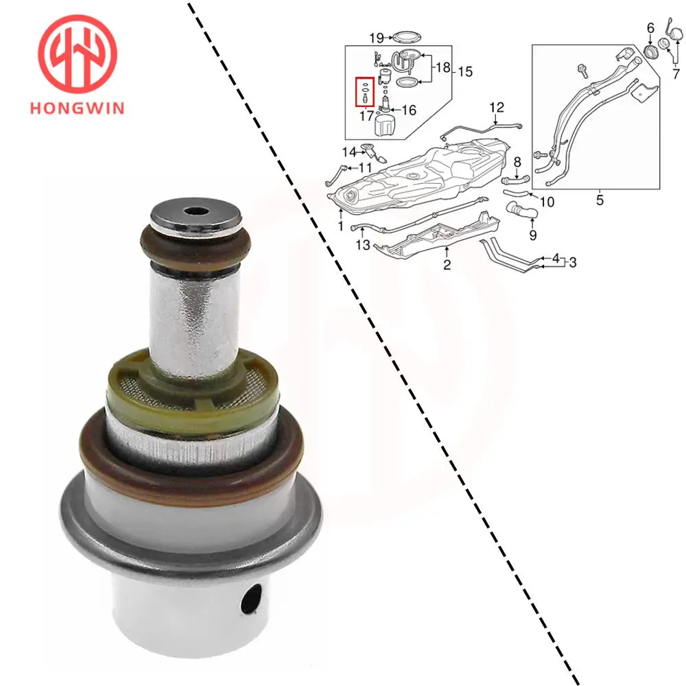 23280-21010 Regulador de presión de combustible para Toyota Camry y Corolla - imagen 2