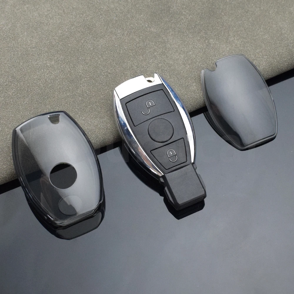 Funda TPU transparente para llave Mercedes Clase A y B y GLA y C - imagen 4