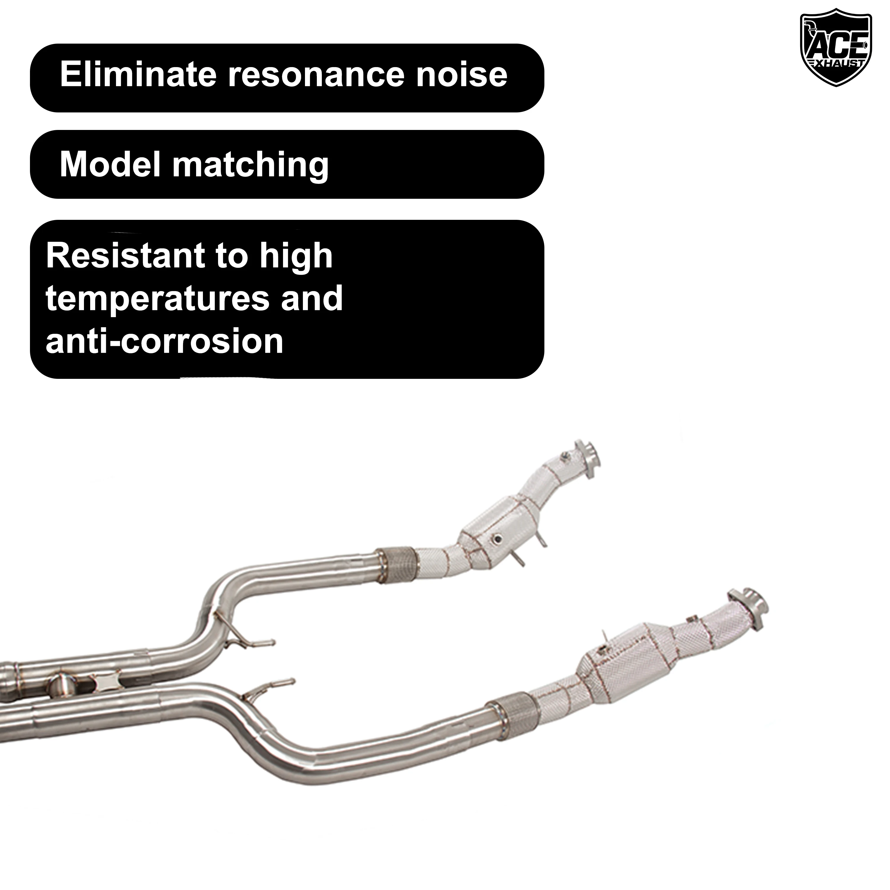 Tubo escape ACE Mercedes W221 AMG S500/S600 5.5T - imagen 2