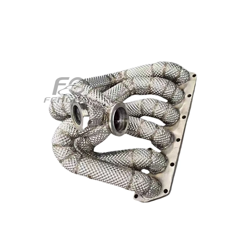 Colector de escape inoxidable de alto flujo para VW Golf R32 3.2 V6 - imagen 4