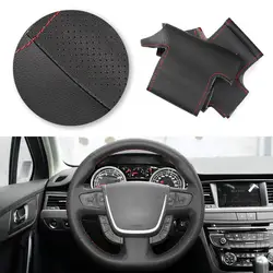 Funda volante cuero microfibra cosido a mano – Peugeot 508 2011-2018