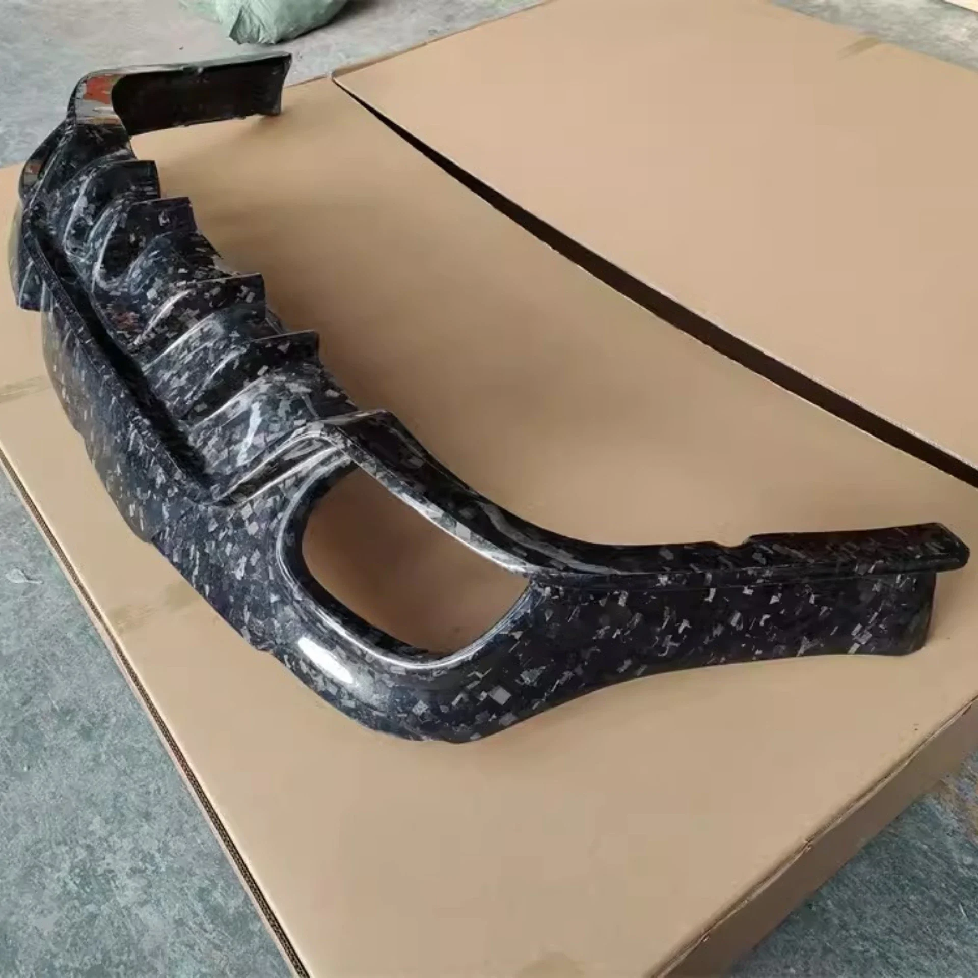 Difusor trasero carbono forjado Porsche Panamera 2014-2017