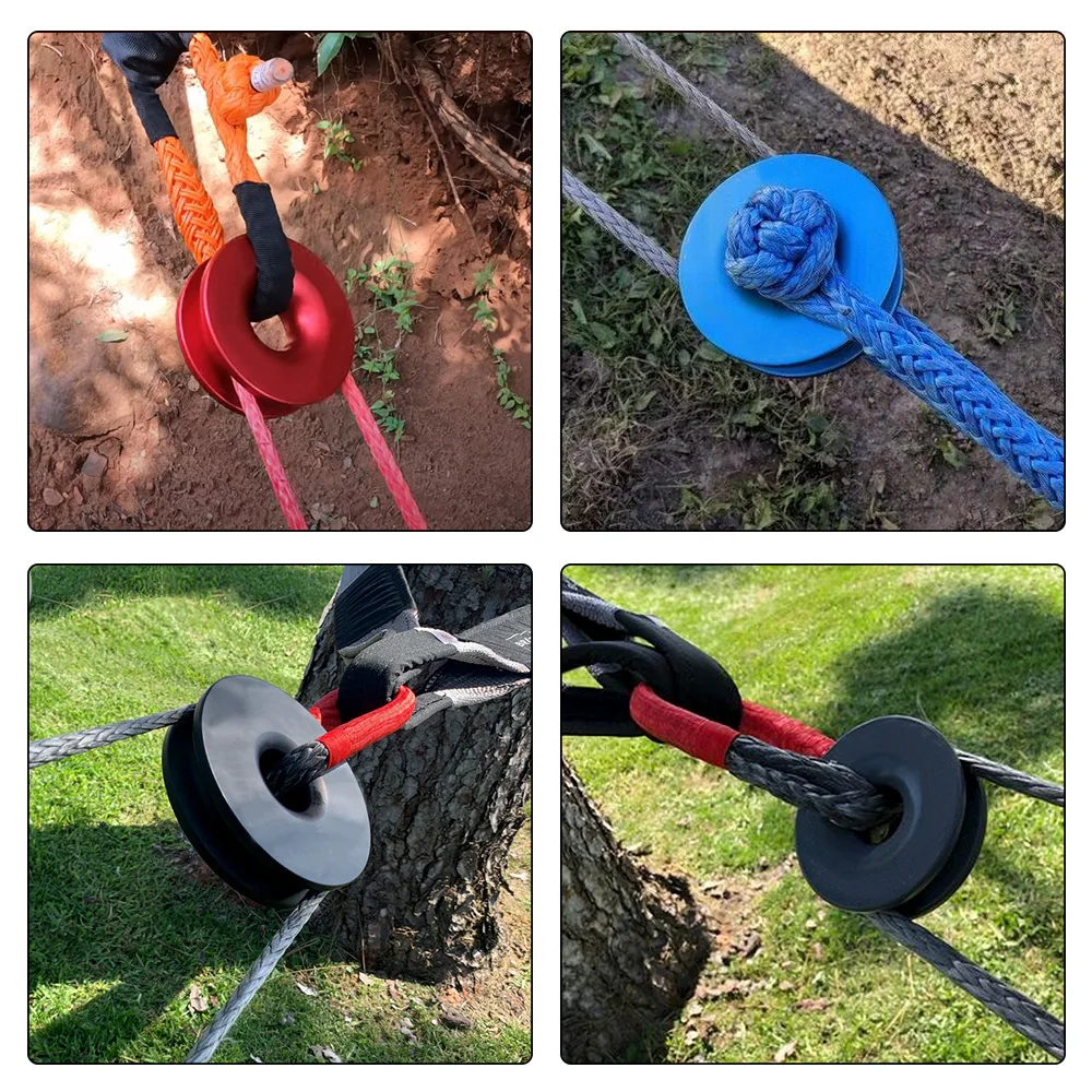 Cuerda de cabrestante 55000 lbs con grillete suave sintético para 4x4 - imagen 3