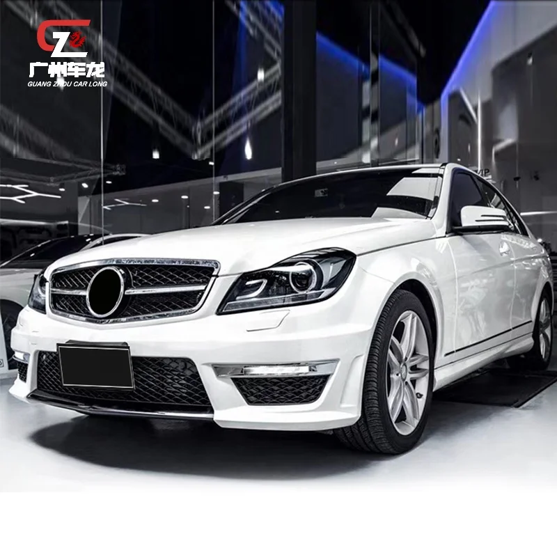 Parachoques C63 AMG delantero trasero faldones Mercedes W204 2011-2014 - imagen 4