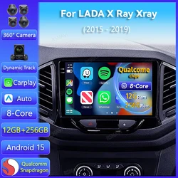 Radio multimedia Android 15 para Lada X-Ray 2015-2019 con CarPlay