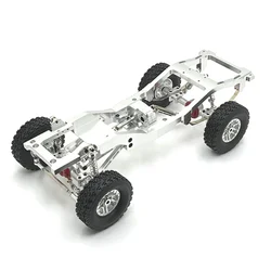 Kit chasis metálico MN82 LC79 – Carframe plateado 1/12