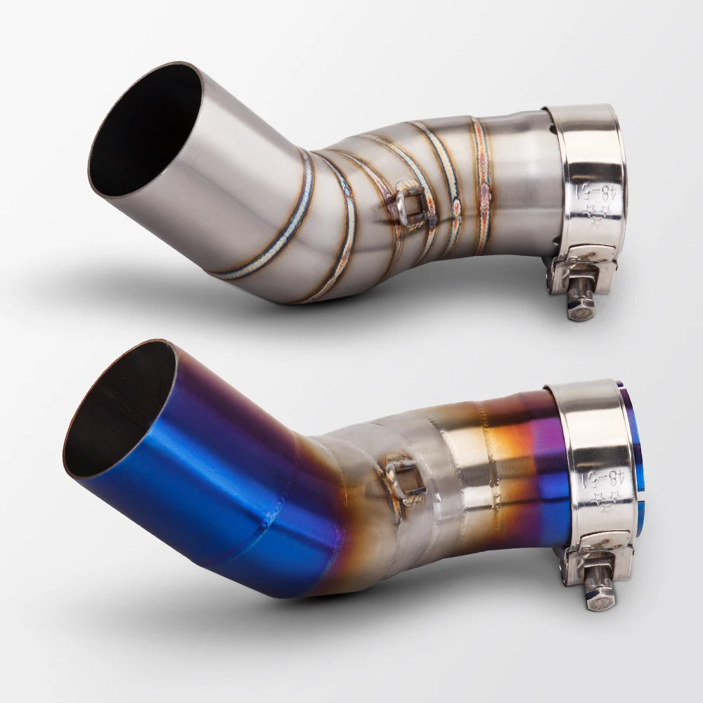 Para z900 2017-2019 tubo de escape medio z900 sistema de escape de motocicleta resbalón en silenciador de 51MM - imagen 4