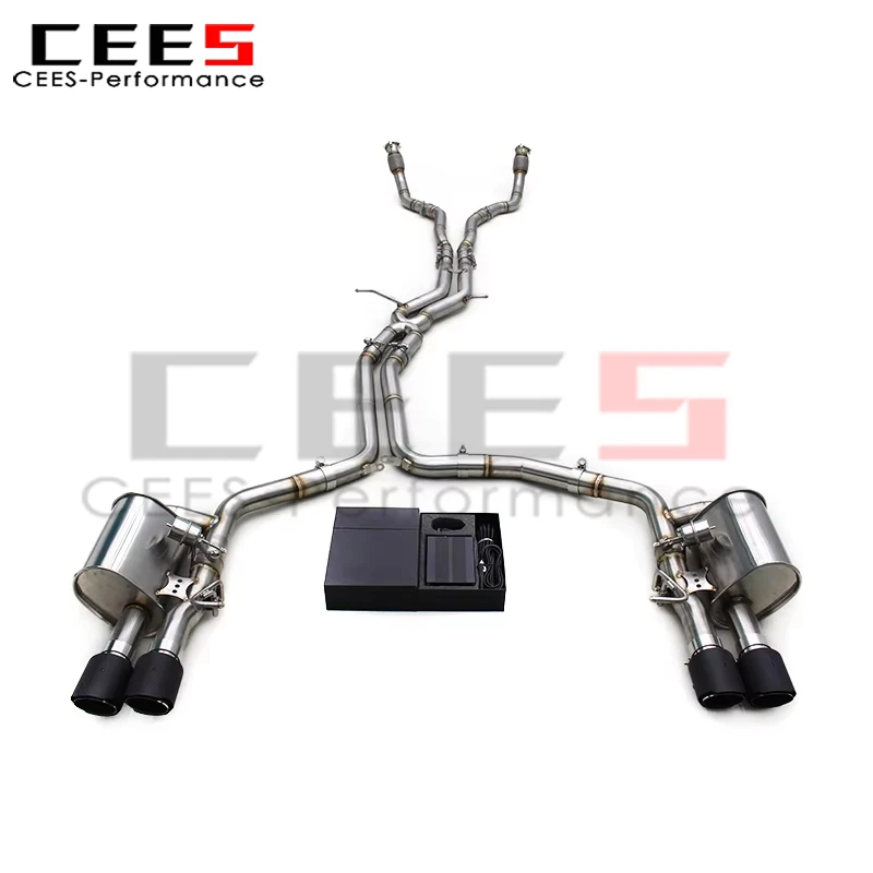 Ceees escape catback valvulado Audi S4/S5 B8.5 3.0 T - imagen 2
