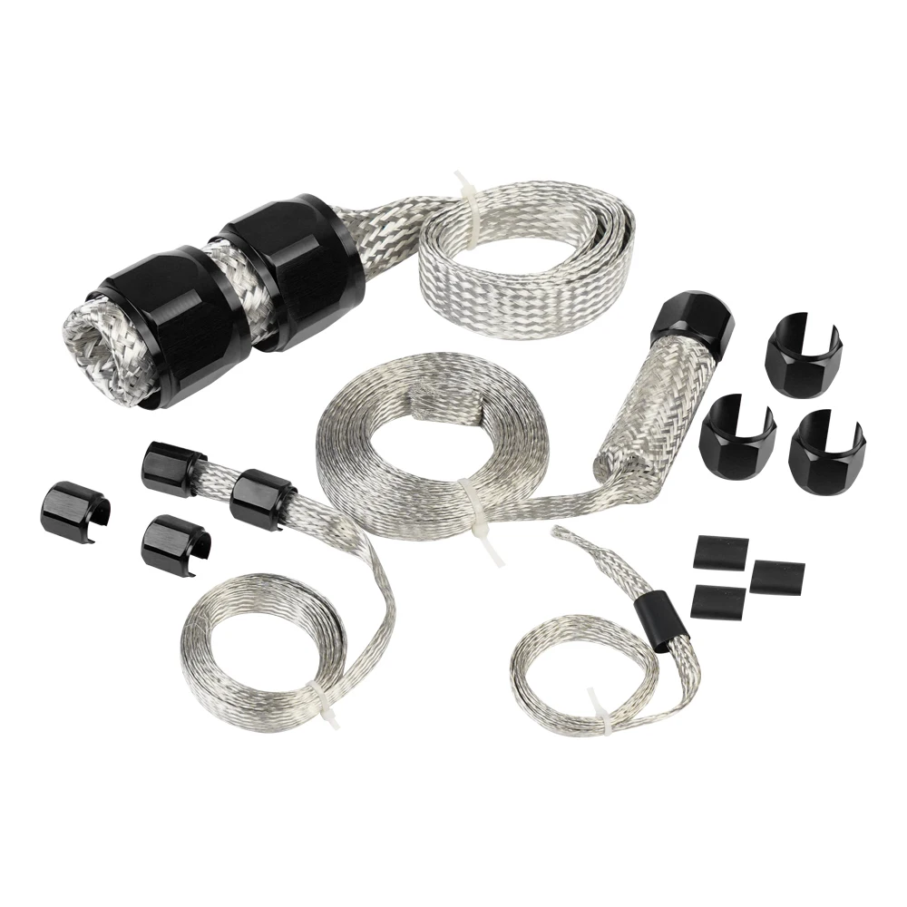 Kit mangueras trenzadas acero inoxidable universal para motor – aceite, combustible, vacío - imagen 3