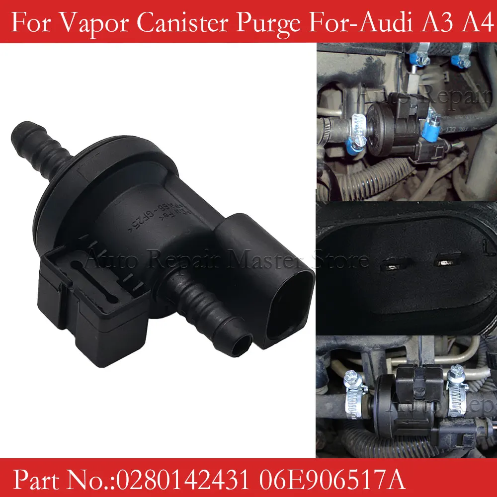 Válvula solenoide purga canister 0280142431 – Audi A3 VW Golf - imagen 2