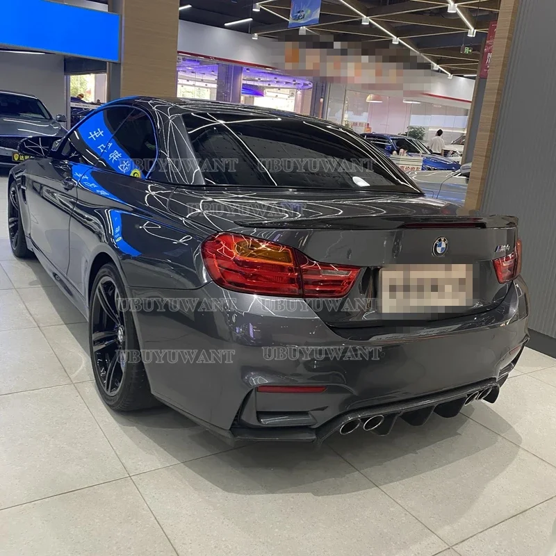 Alerón trasero BMW Serie 4 F33/F83 estilo M4 en fibra de carbono - imagen 5