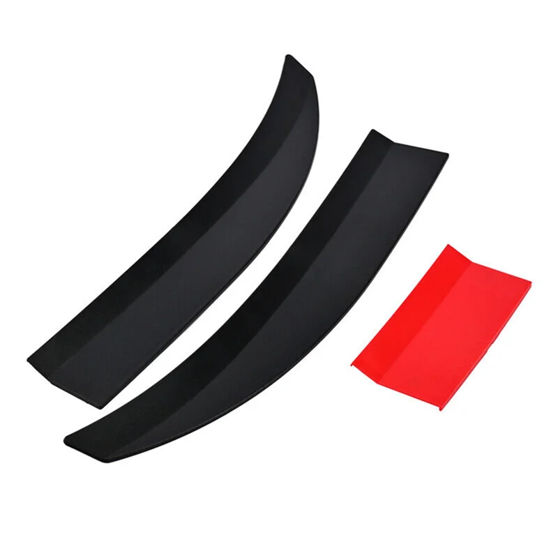4X Alerón trasero universal Negro/Rojo Tuning - imagen 2