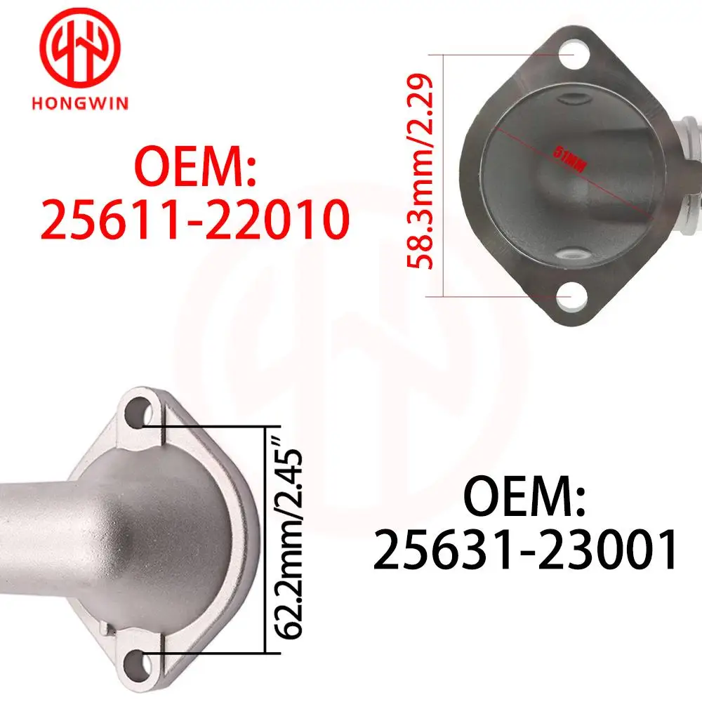 Termostato refrigerante 25631-23001 – HYUNDAI Elantra 1999-2000 - imagen 3