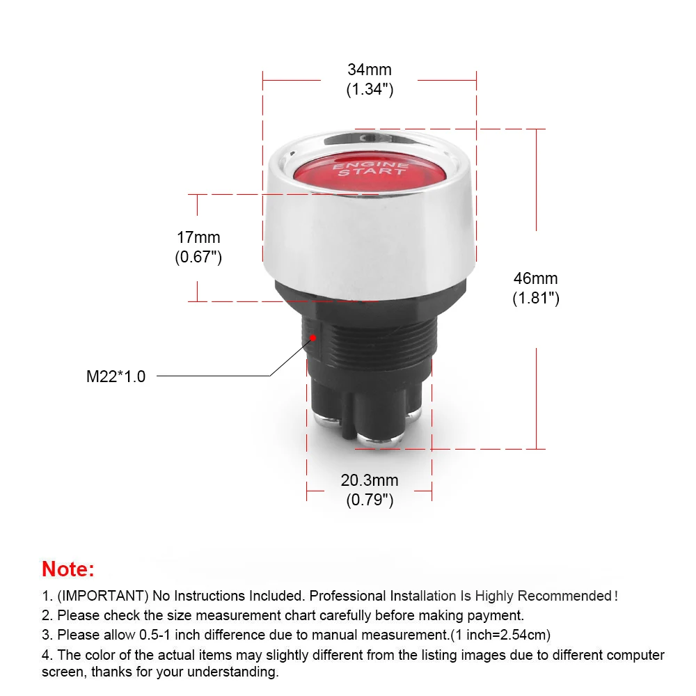 Interruptor de arranque para coche 12 V 50 A SPST 3 pines - imagen 4