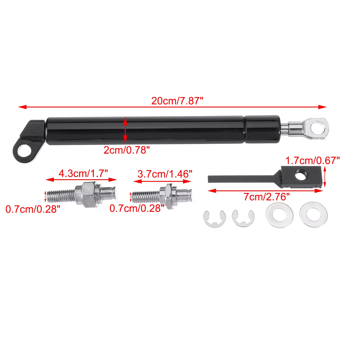 Amortiguador de gas para portón Nissan Navara D40 2004-2014 - imagen 2