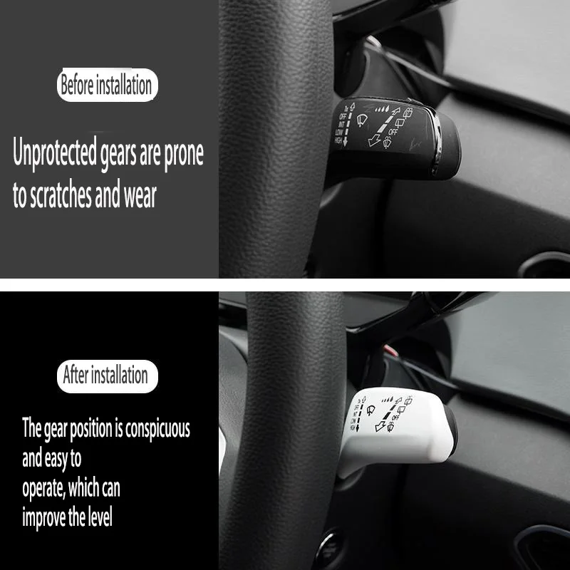 Cubiertas interruptores limpiaparabrisas volante VW ID.3/4/6 - imagen 3