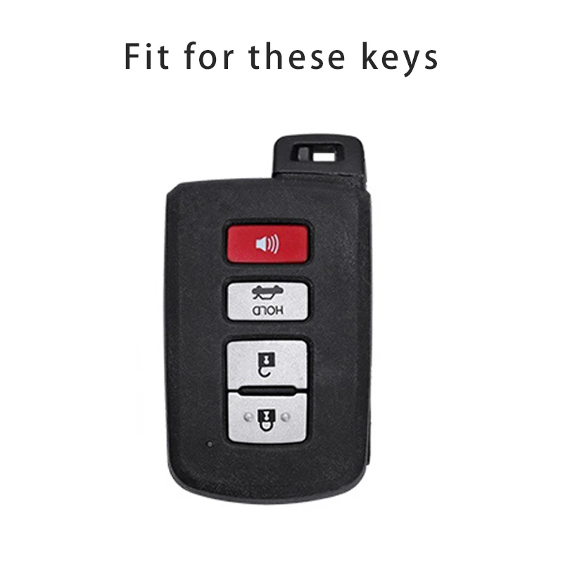 Funda TPU llave coche compatible Toyota Corolla Camry RAV4 híbrido - imagen 2