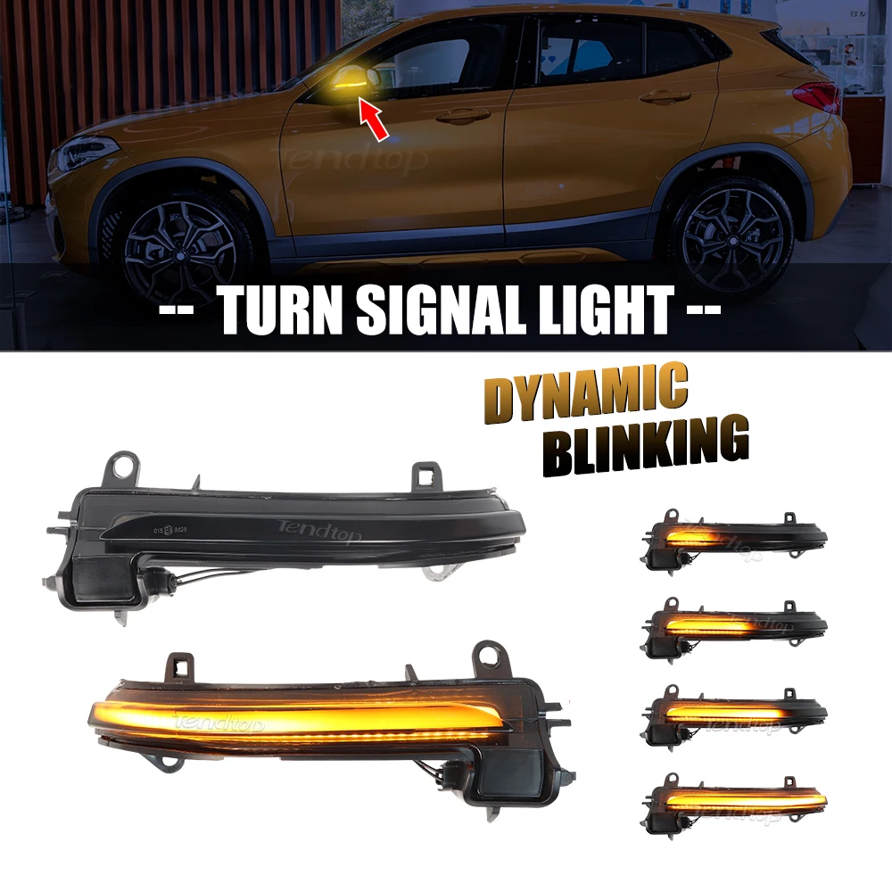 BMW intermitente dinámico LED indicador lateral para X1 F48 y X2 F39