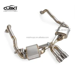 Escape cat-back de titanio para Porsche Cayman/Boxster GT4 3.8