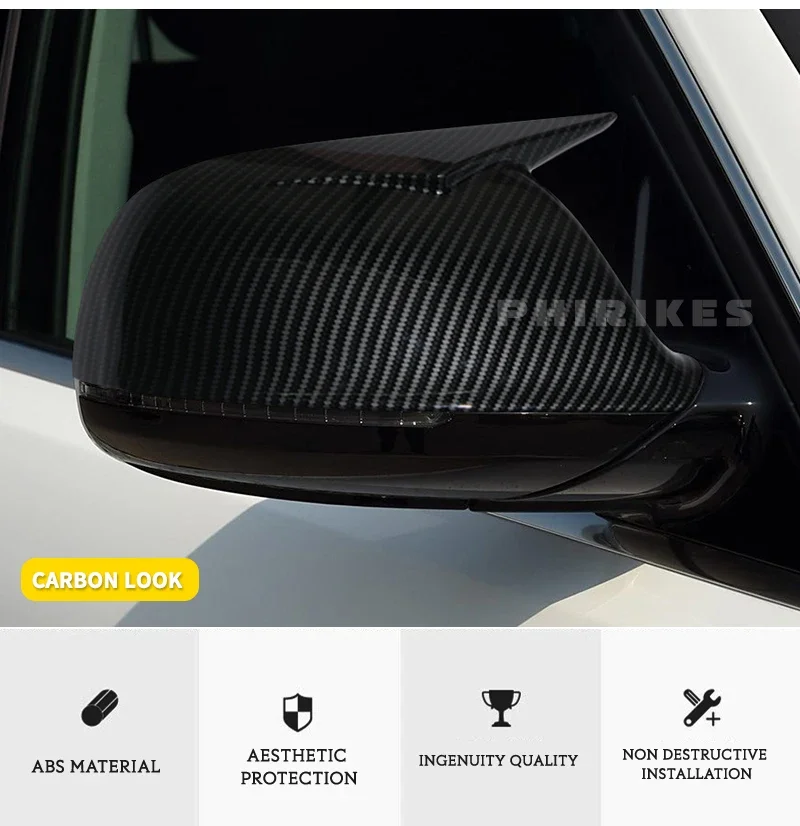 Detalle de la tapa exterior del espejo retrovisor