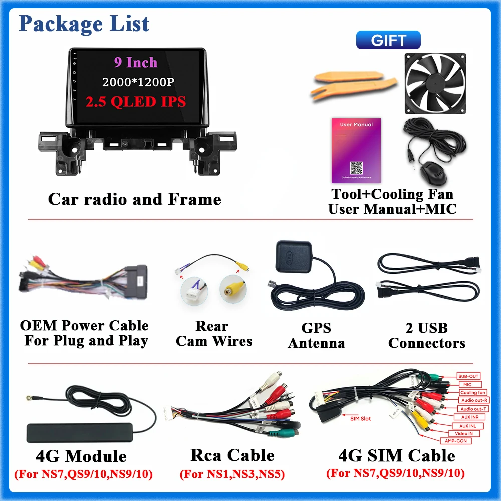 Radio multimedia GPS Android con CarPlay para Mazda CX-5 II 2017-2023 - imagen 3