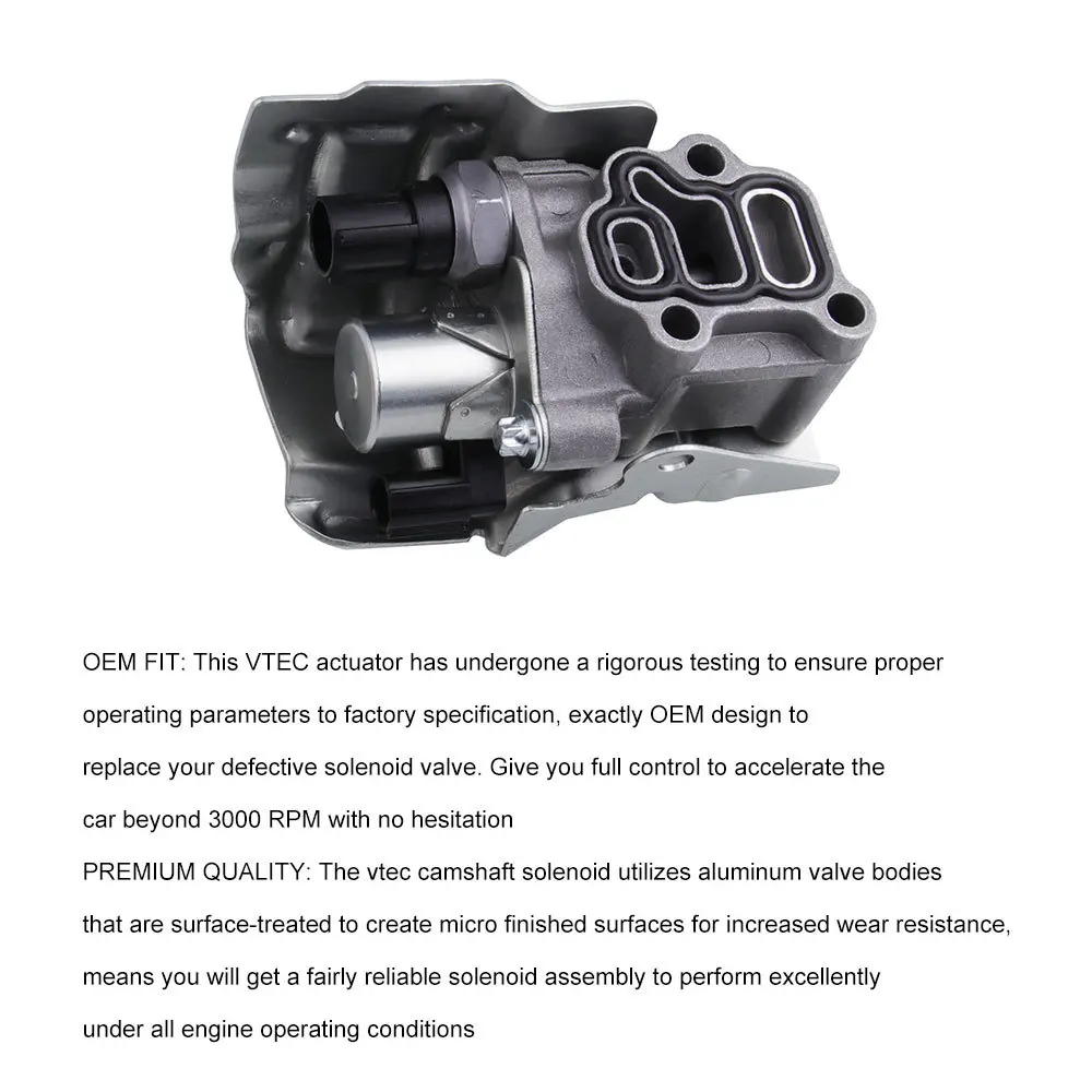 Válvula solenoide VTEC 15810-RAA-A03 Honda/Acura con junta - imagen 2