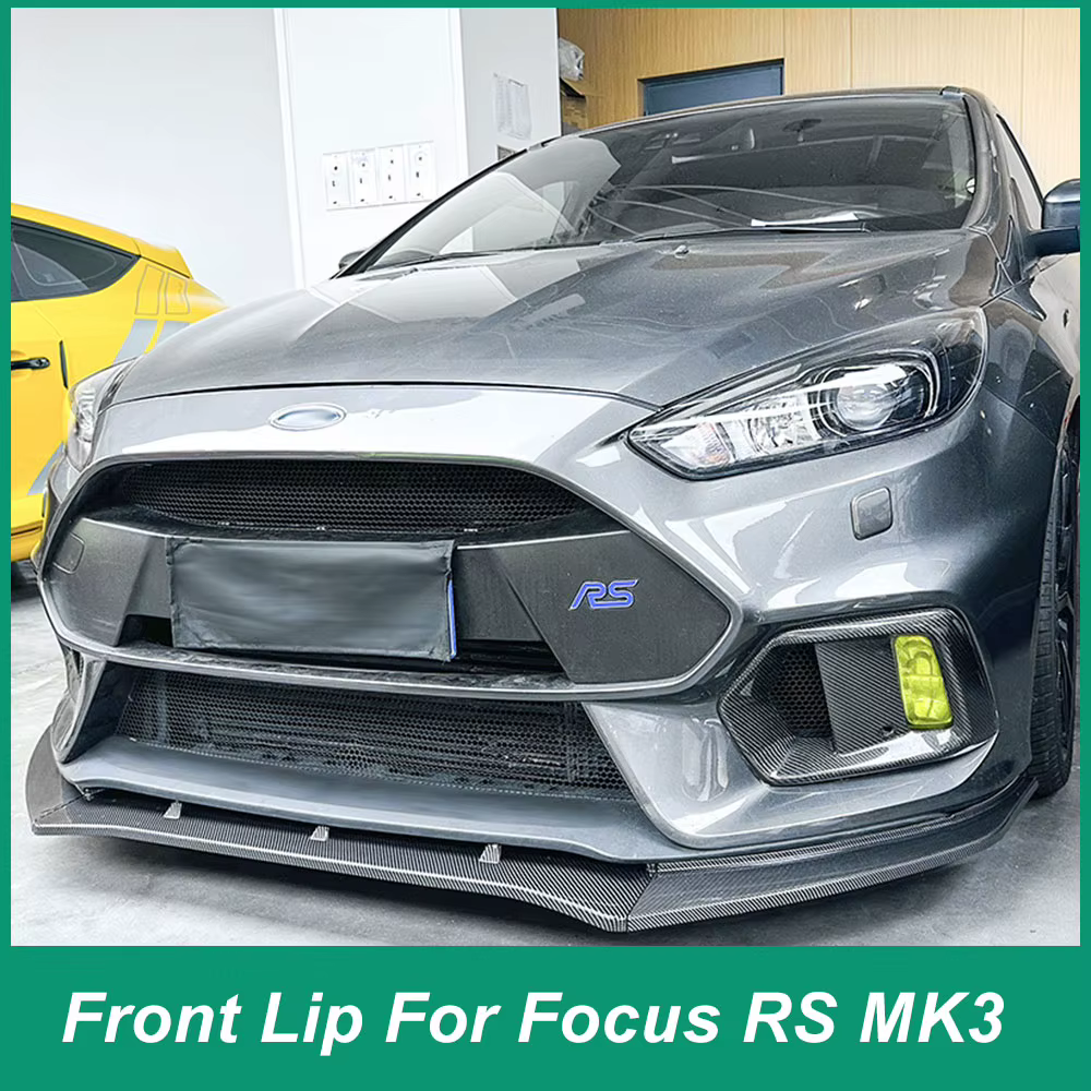 Splitter frontal ABS negro Ford Focus RS MK3 2015-2018