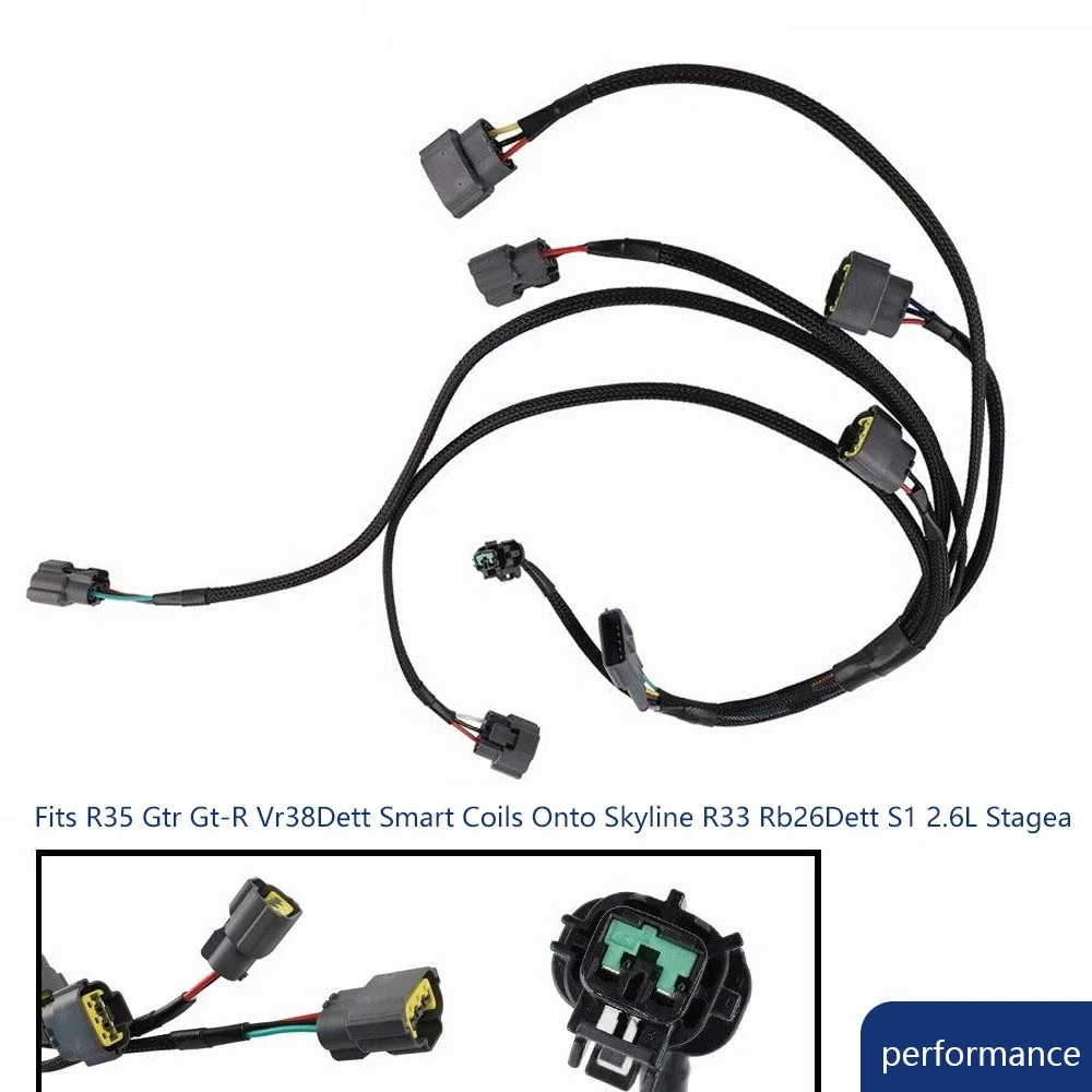 Kit bobinas encendido R35 con arnés – Nissan Skyline R33 GTR RB26DETT