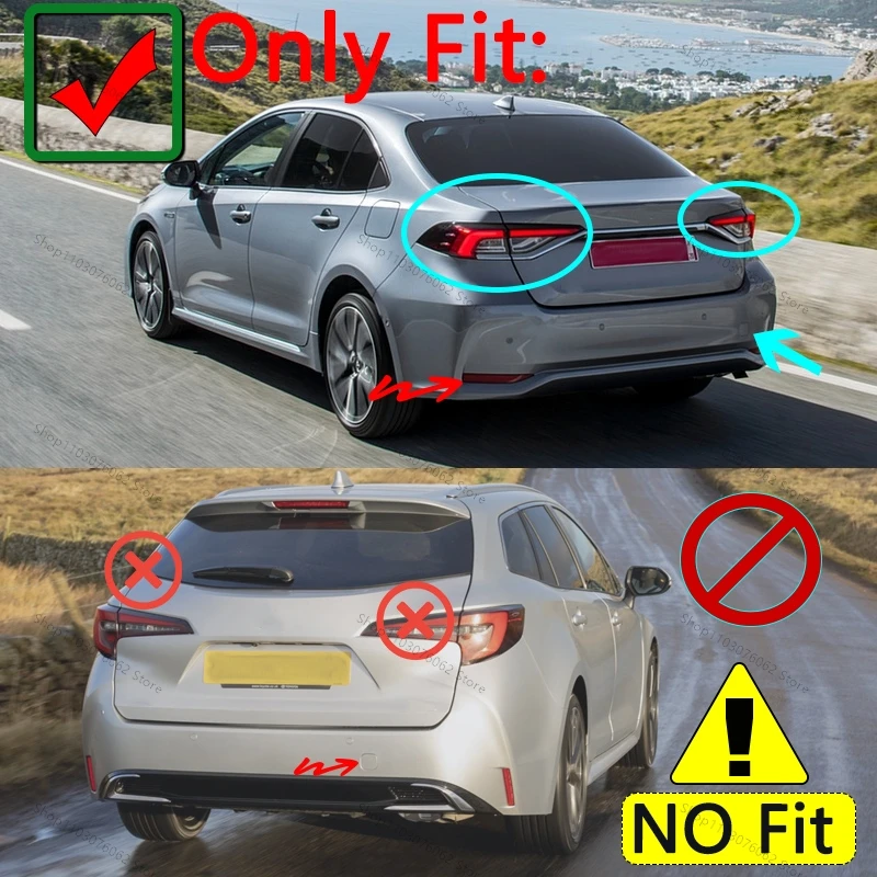 Tapa gancho de remolque trasero Toyota Corolla Hybrid 2019-2023 - imagen 2