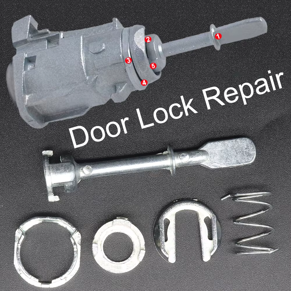 Kit reparación bombín cerradura puerta delantera VW Polo 6N y SEAT Ibiza 6K
