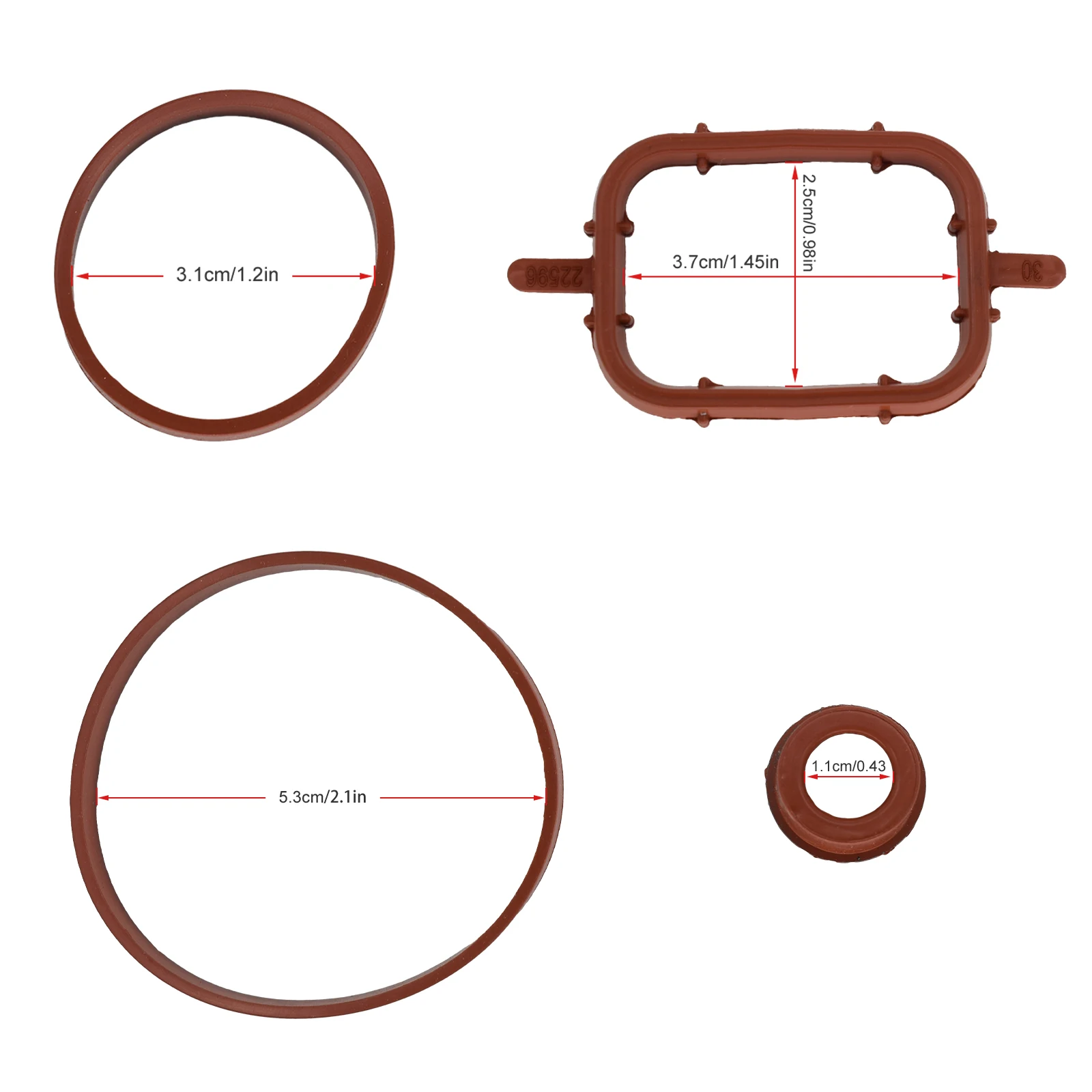 Kit de juntas del colector de admisión BMW X3/X5 3.0d M57/M57N - imagen 3