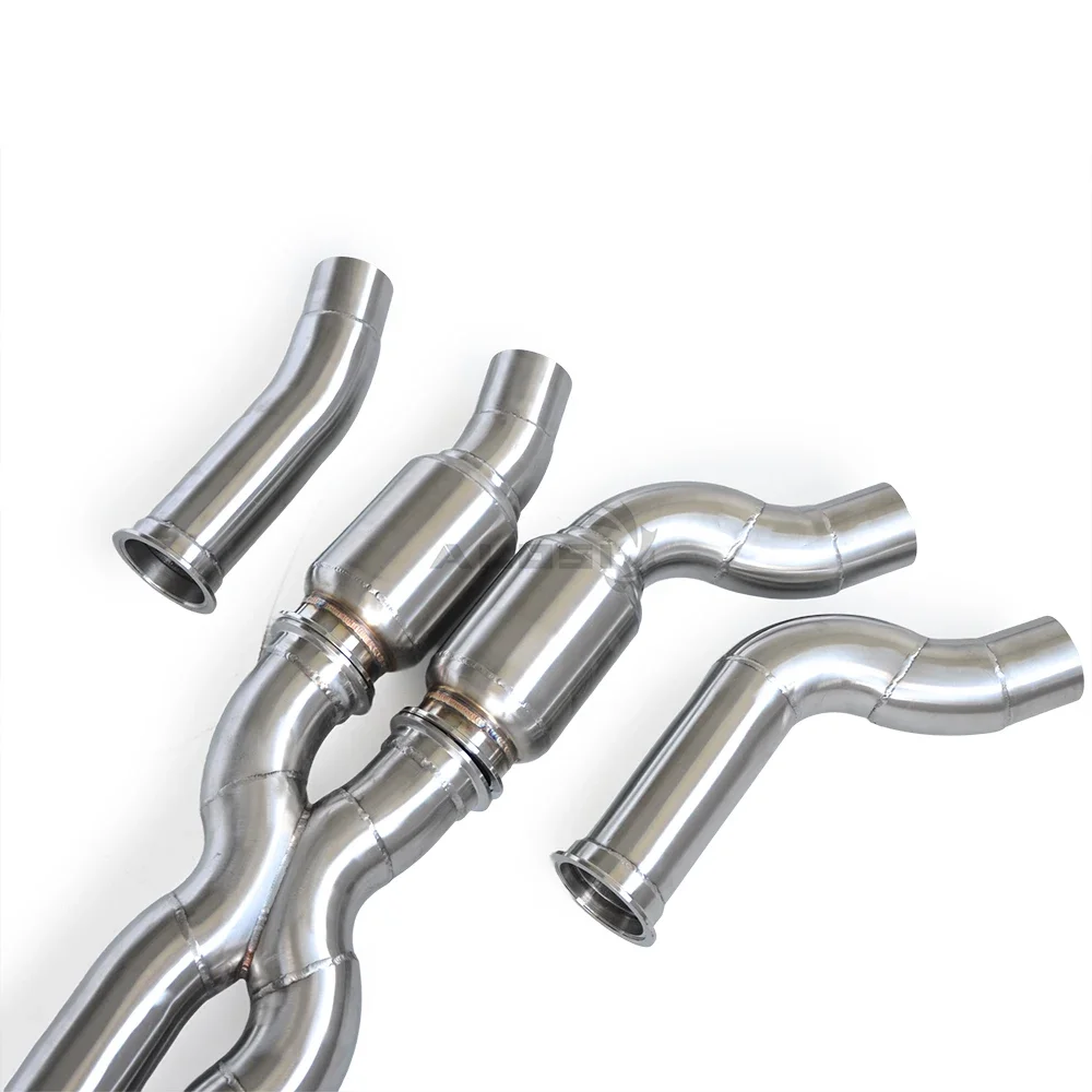 Tubo intermedio con resonador inoxidable BMW M2 Competition F87 S55 - imagen 5